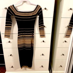 long sleeve off the shoulder dress